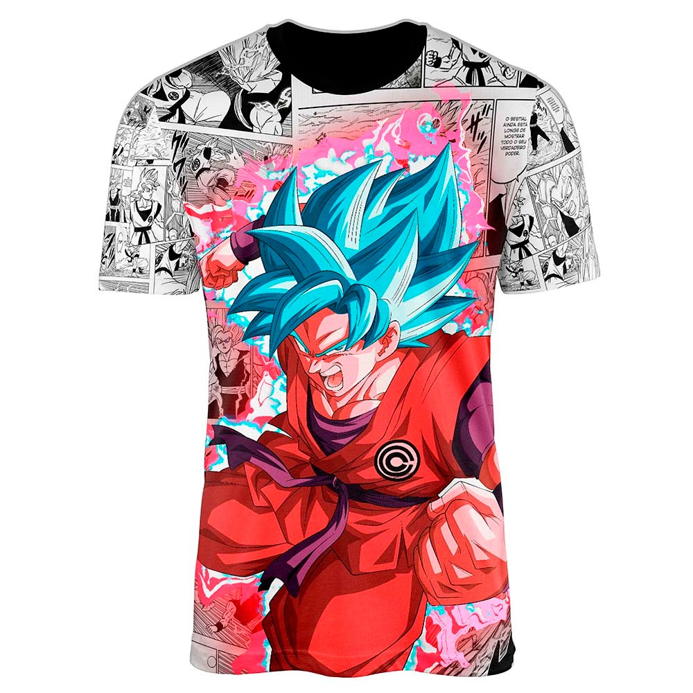 Blusa Mangá Dragon Ball Z Anime Goku Vegeta Broly Super Saiyajin Shenlong Android 17 Instinto Superior — imagem 2 de 2