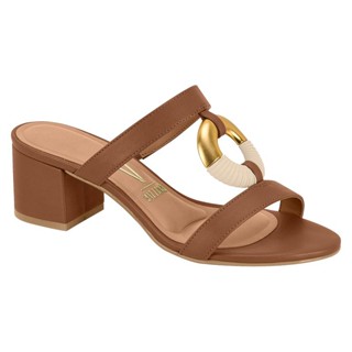 Sandalia Feminino Salto Baixo Grosso Vizzano Original em Oferta na Shopee