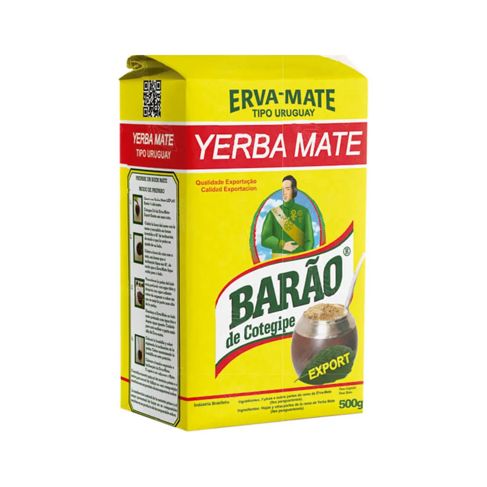 Erva Mate Barão Tipo Uruguay Export 500g