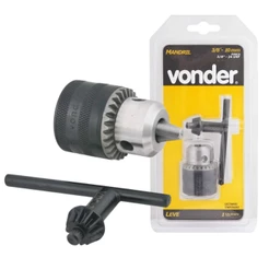 Mandril P/ Furadeira C/ Chave Rosca 3/8pol 24 Fios, Vonder