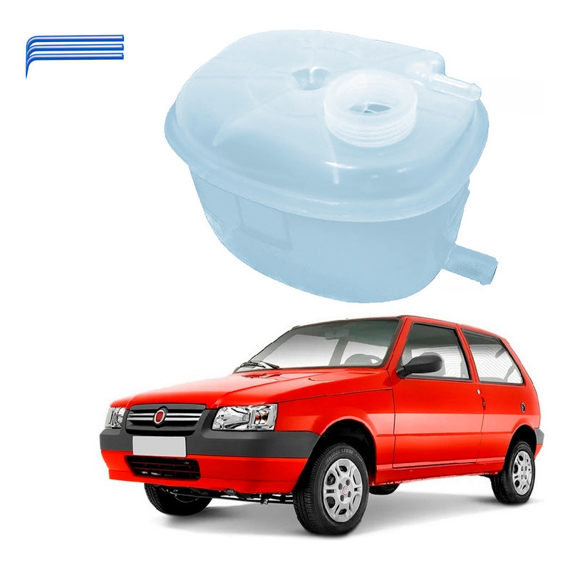 Reservatorio Agua Radiador Uno 1.0 2005 A 2013 em Oferta na Shopee