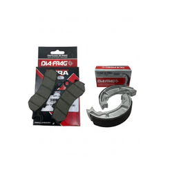 KIT PASTILHA E LONA PATIM DE FREIO PARA HONDA TITAN FAN 160 2018 A 2024 CBS