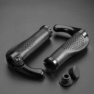 Bar End Manopla Anatomica Guidão Bike Bicicleta Preto bomstore