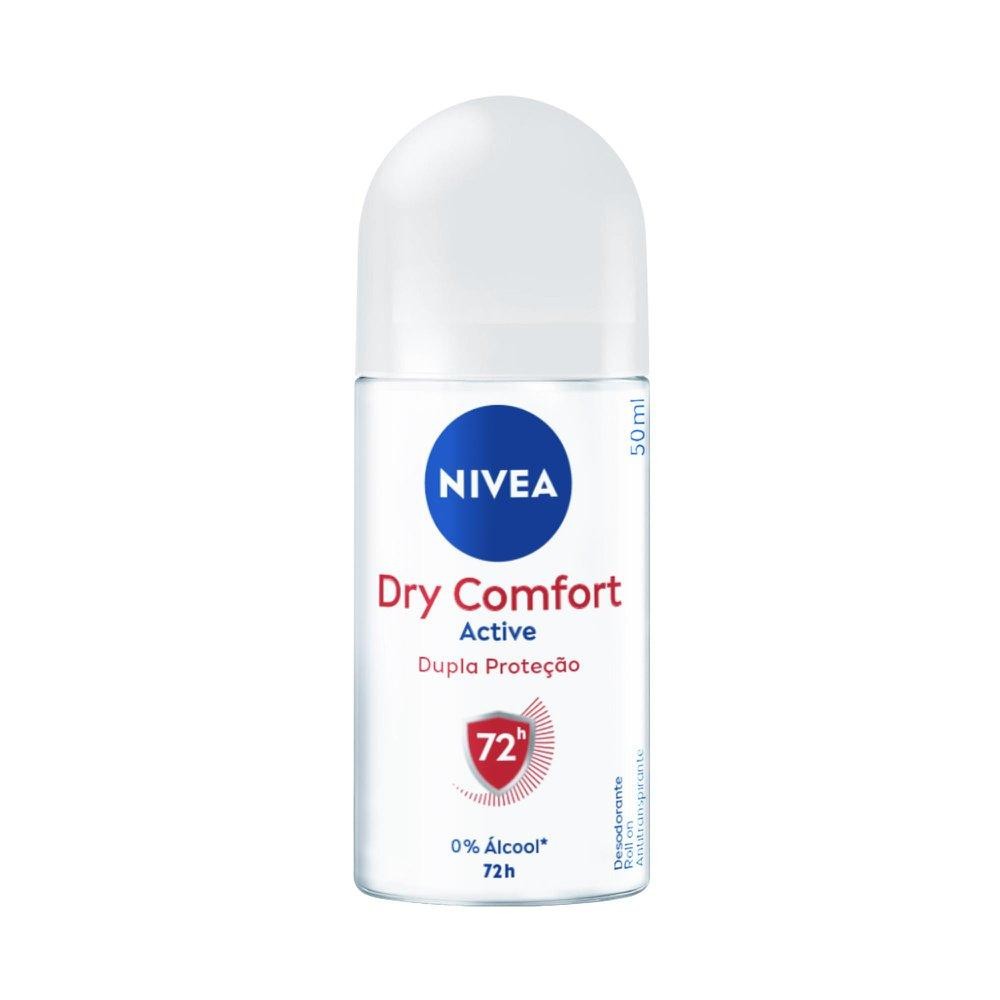 DESODORANTE NIVEA FEMININO ROLL ON DRY COMFORT 50ML
