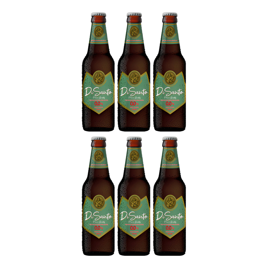 Cerveja Malzbier Di Santo Sem Álcool 355ml 0,0% 6 Unid.