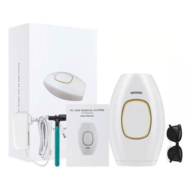 Depilador laser Ipl 500 mil flash luz pulsada remove pelos pele lisa