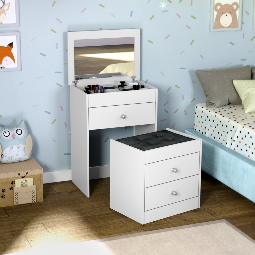 Penteadeira Comoda 3 Gavetas em Oferta na Shopee