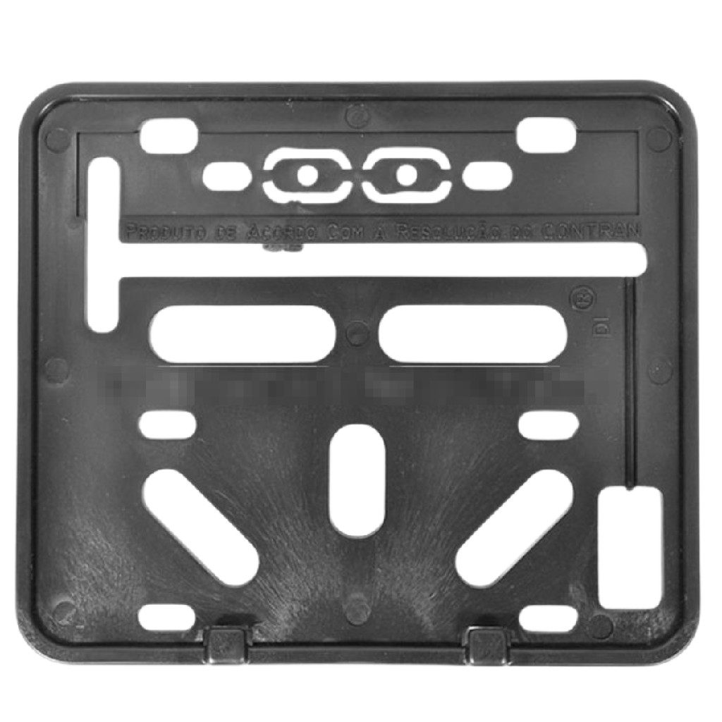 Suporte Salva Placa Mercosul Moto AWA – Plástico Resistente