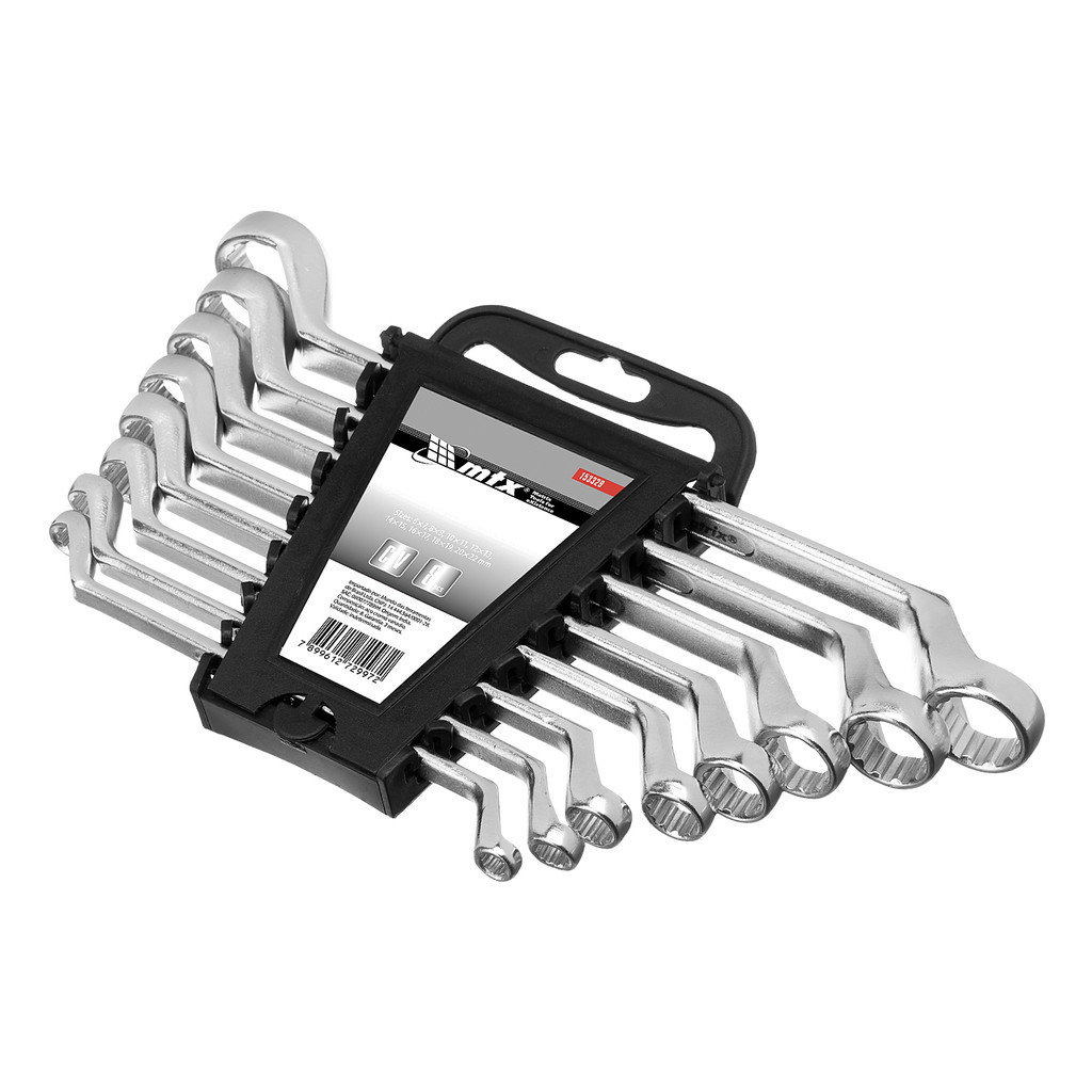 JOGO DE CHAVE ESTRELA, CROMO VANADIO, CROMO FOSCO, 6-22MM, 8PCS // MTX em Oferta na Shopee