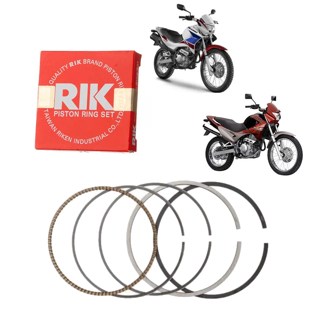 Anel Pistão Nx 400 Falcon 1.50 2.00 Rik