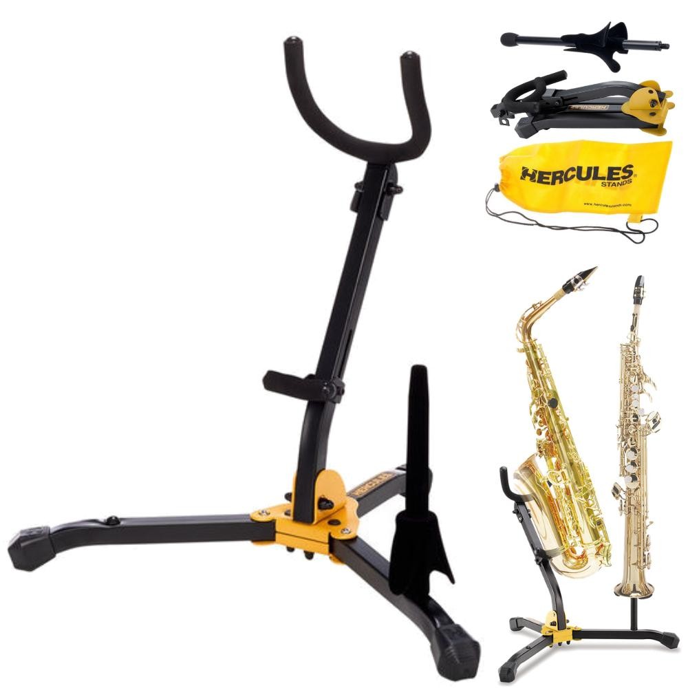 Suporte Combinado para Sax Alto Tenor Soprano Hercules DS533BB