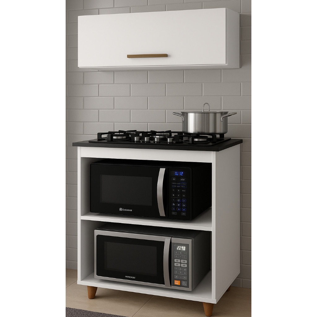 Cozinha Planejada com Cooktop: Onde Comprar | BuscaProdutos