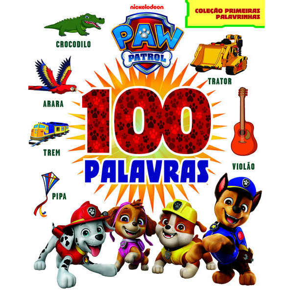 Patrulha Canina Coleção Primeiras Palavrinhas - 100 Palavras em Oferta na Shopee