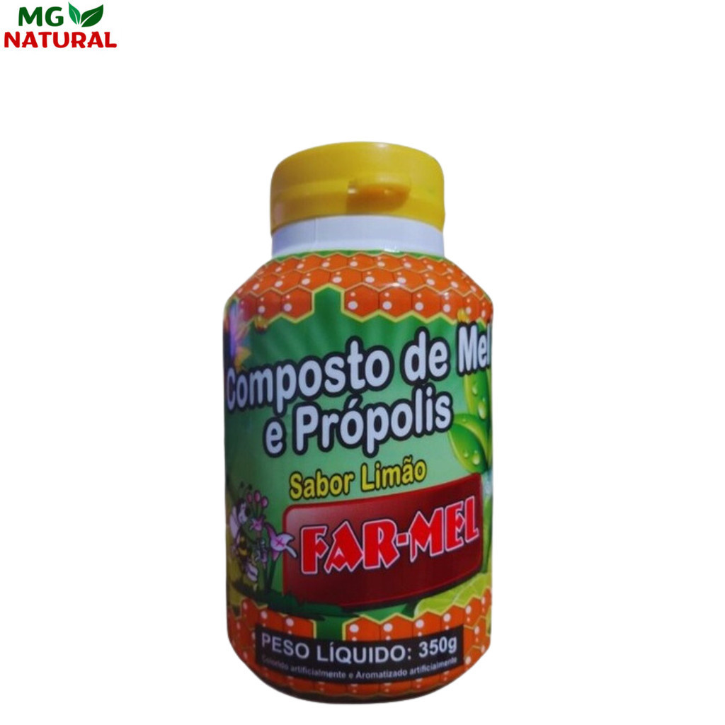Kit 3 Farmel Limão Com Própolis 350g - original em Oferta na Shopee