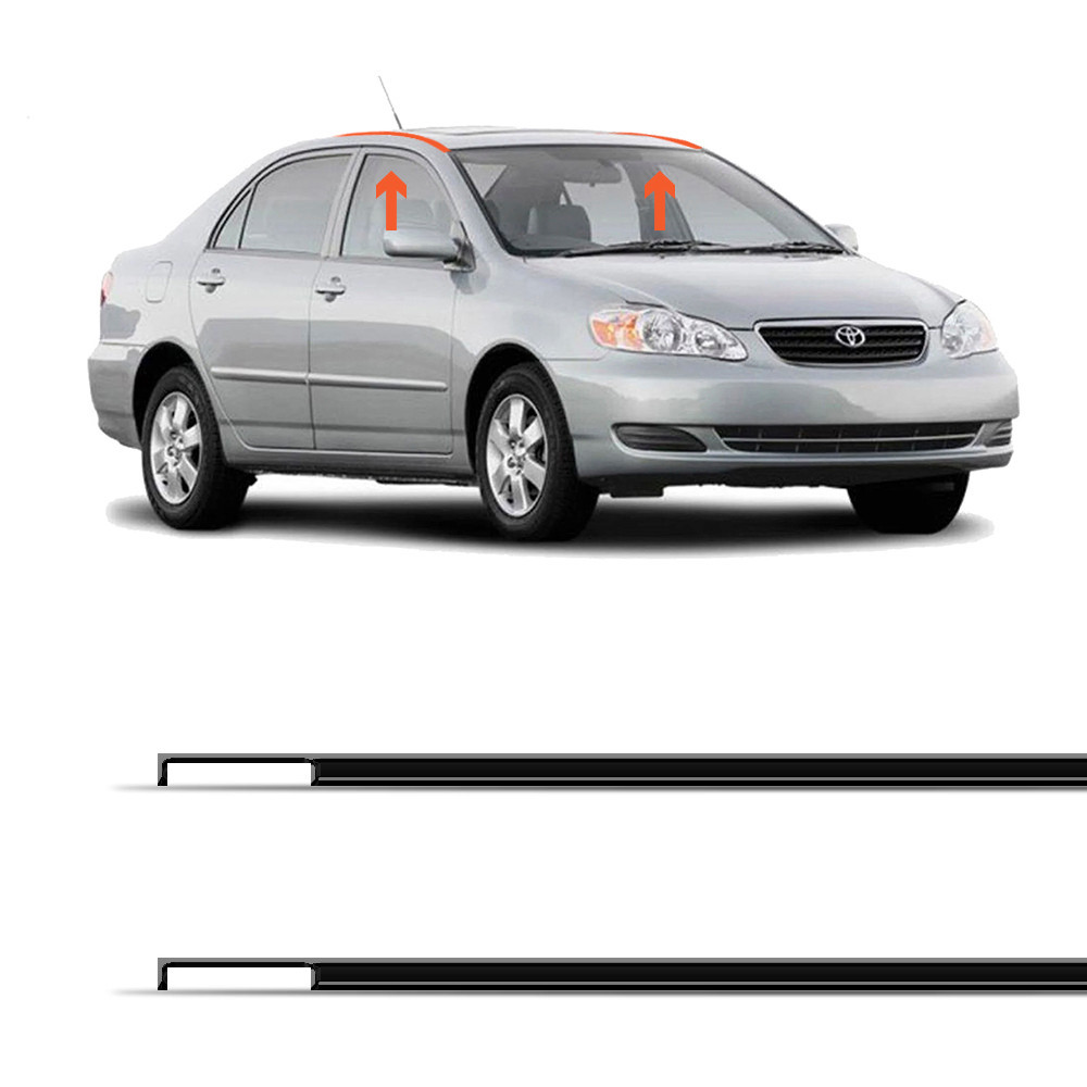 Par Moldura Friso de teto Corolla 2002 a 2009