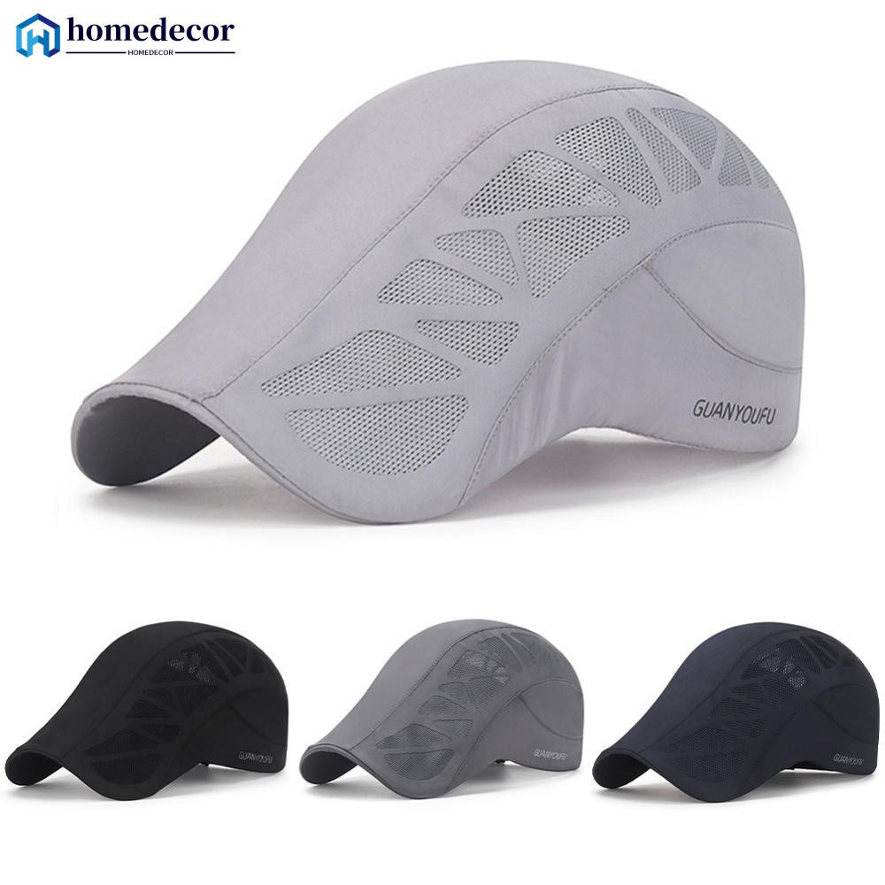 HOMEDECOR Boné De Malha Ajustável Baseball Primavera Verão Ciclismo De Secagem Rápida Sunhat Sports Breathable Cap Chapé