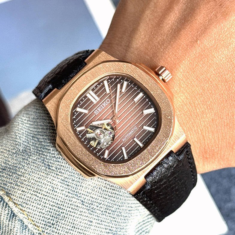 Relógio Automático Mecânico de Luxo para Homens Nautilus SEIKO, Estilo Fashion e Empresarial ENQC