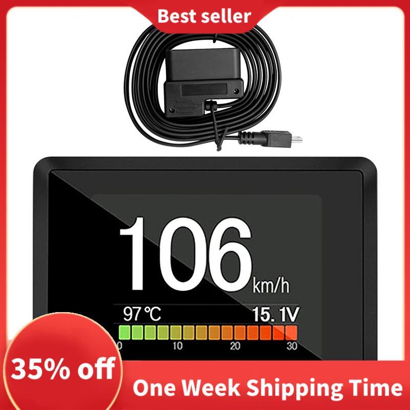 Para Carro A203 OBD2 Computador A Bordo Digital Viagem Display Medidor De Consumo De Velocidade OBD2 Scanner