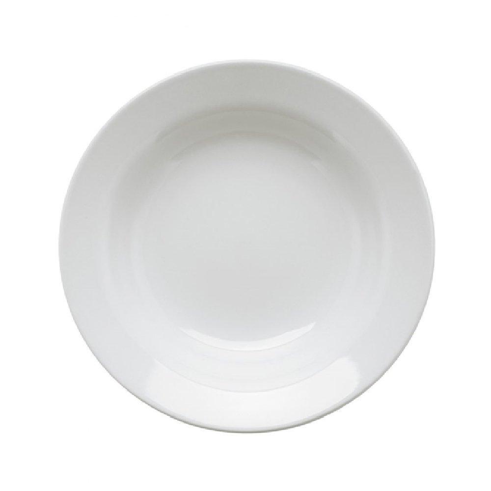 Prato Biona Oxford Donna Fundo 21,5cm Branco - Embalagem com 12 Unidades