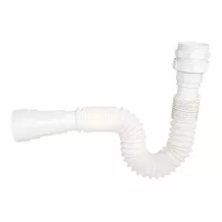 Sifão Plastilit Extensível Universal DN38/40/48/50 Branco Embalagem com 10 Unidades