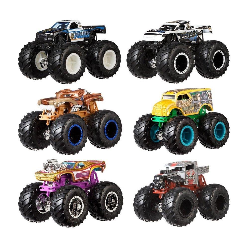 Conjunto Hot Wheels Monster Trucks Pack de 2 Carrinhos FYJ64 (Sortidos)