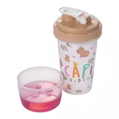 Mini Shakeira Capivara Garrafa 320 ml Plasútil