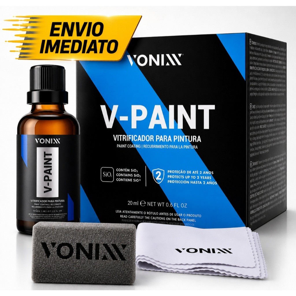 Vonixx V-paint 20ml – Vitrificação de Pintura Automotiva Premium
