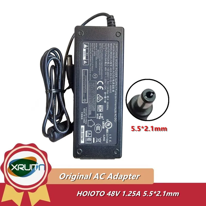 Genuíno ADS-65LSI-52-1 48060G HOIOTO Adaptador AC 48V 1.25A Modelo De Comutação Fonte De Alimentação Para Unifi Ubiquiti