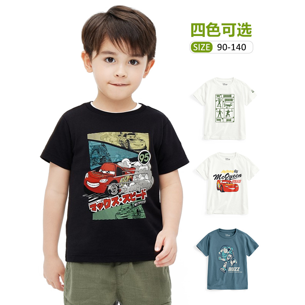 Crianças camiseta de manga curta 2024 novo estilo roupas infantis japonês comércio exterior exportação meninos verão pur