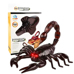 Brinquedo Escorpião Preto de controle remoto C/ Luz - Castela