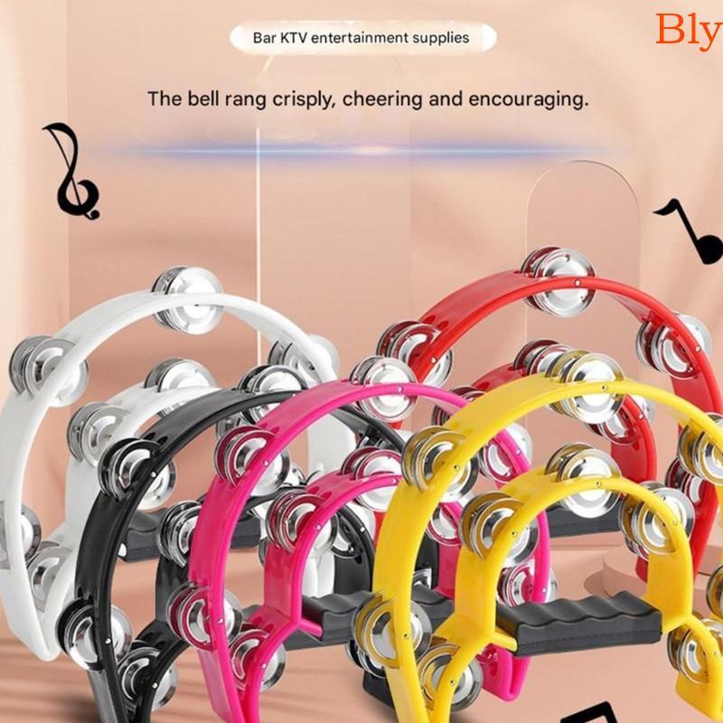 Bly Multifuncional Pequeno Instrumento Musical Pandeiro Portátil Com Tom Brilhante Ótimo Para Amantes De Música Em Idade