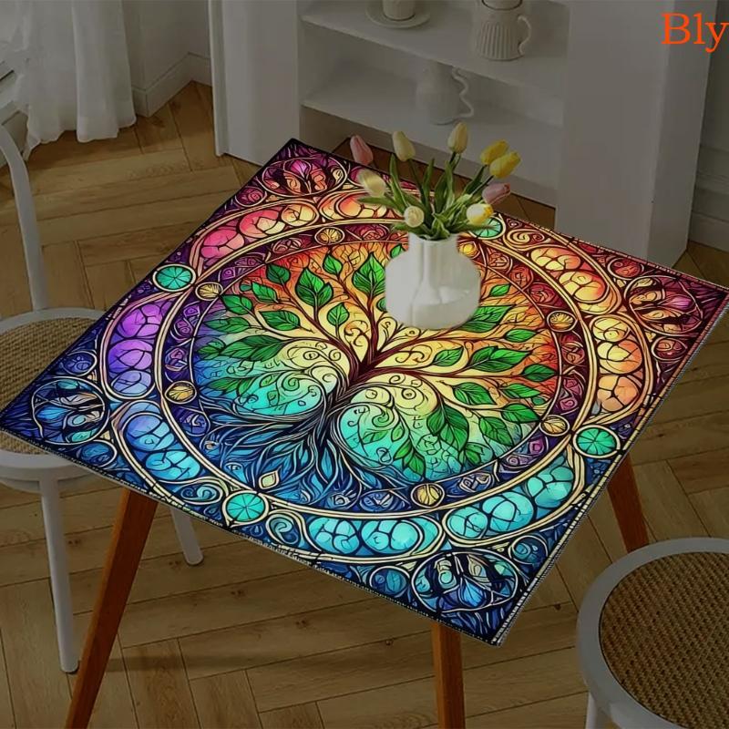 Bly Forma Quadrada Bruxaria Adivinhação Esteira Altar Toalha De Mesa Jogo De Tabuleiro Almofada Runa Pano Misterioso M