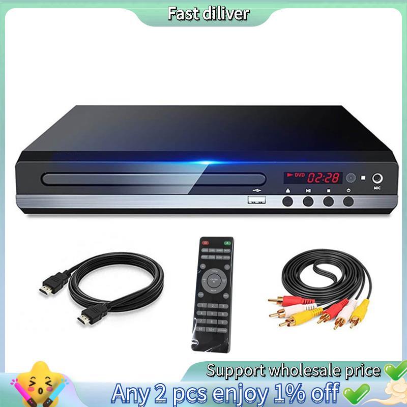 Leitor De DVD 1080P HD Home Player Box Para TV Todas As Regiões Grátis CD-Disk AV-Output EVD-Plugue Ue Fácil De Usar