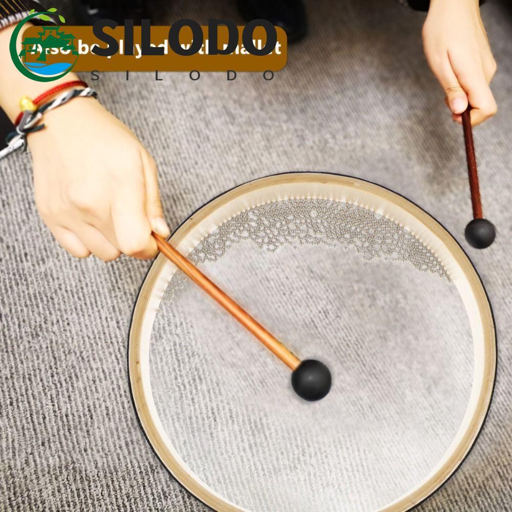 SILODO Ocean Drum , Músicas Folclóricas De Dupla Face , Tambor Ondulado , O Som Do Mar De Mão Transparente