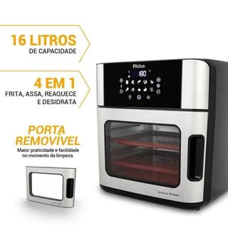 Air Fryer Oven Philco 16 litros PAF16A com 10 Funções 2000W Preto