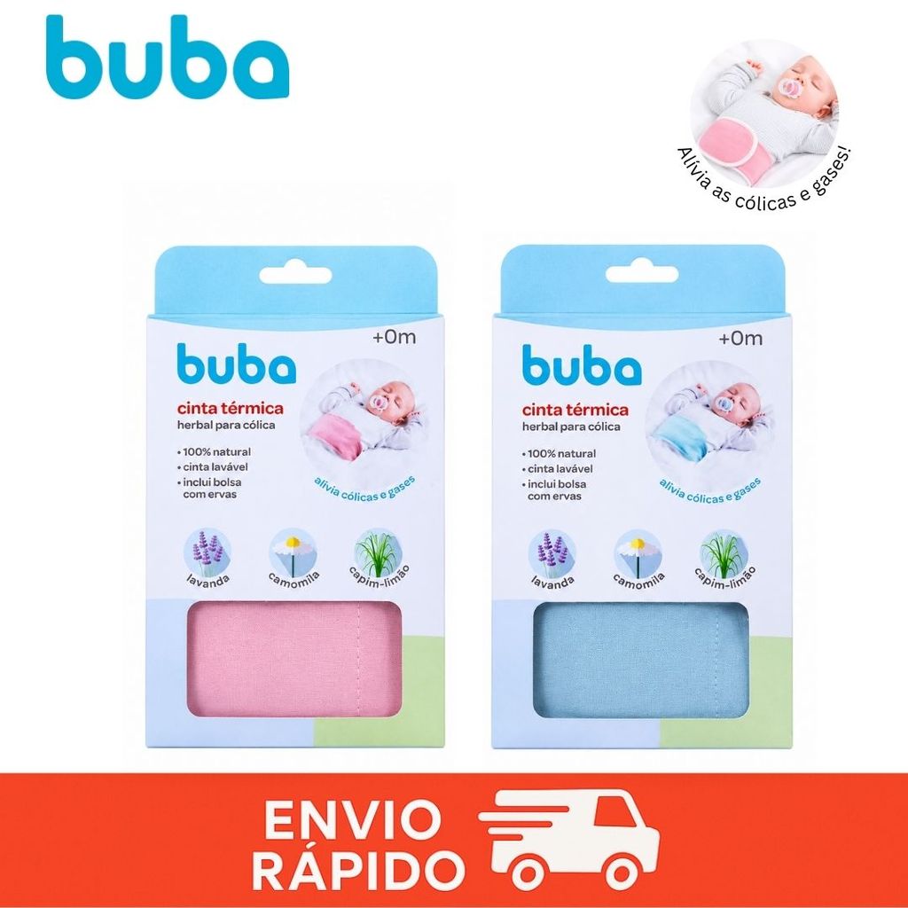 Cinta Termica Alivia Colica E Gases Bebe Compressa Quente Buba Menina Menino