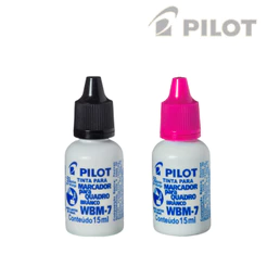Kit 2 Reabastecedor Para Marcador De Quadro Branco WBM-7 - PILOT Cor:Preto e Rosa