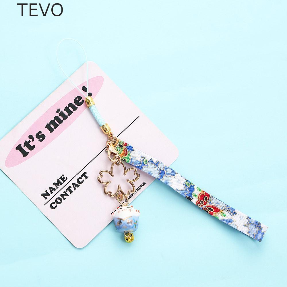 TEVO Estilo Japonês Pingente Sorte Personalidade Decoração Criativa Crianças Liga Bolsa Pendente Chaveiro De Carro