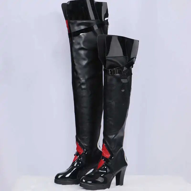Honkai Star Rail Acheron Cosplay Botas Quadrinhos Anime Jogo De Festa De Halloween Sapatos Prop
