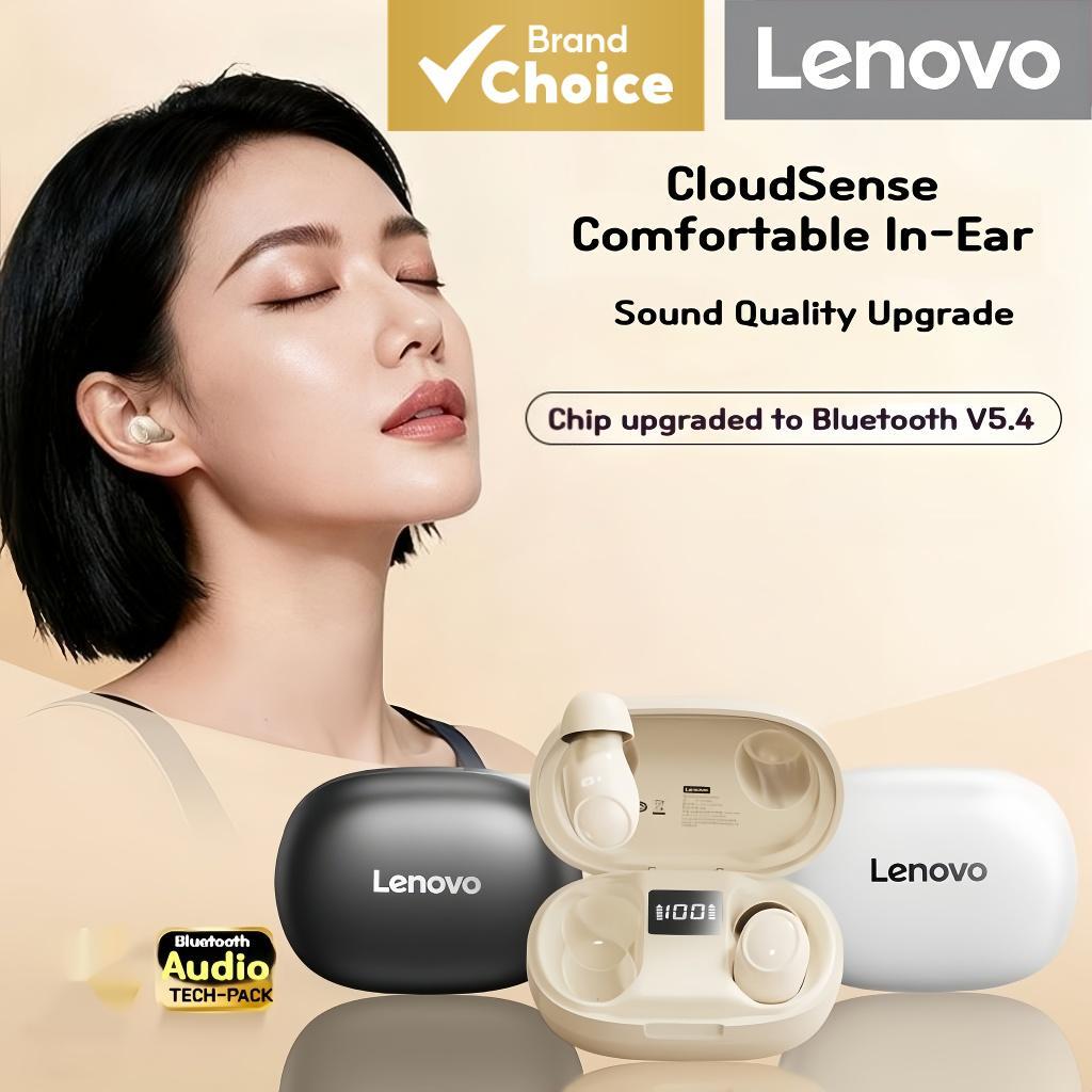 Fone de Ouvido Bluetooth Lenovo EA289 Mini, V5.4, Cancelamento de Ruído, TWS, Visor LED, HiFi Stereo, Headset para Jogos