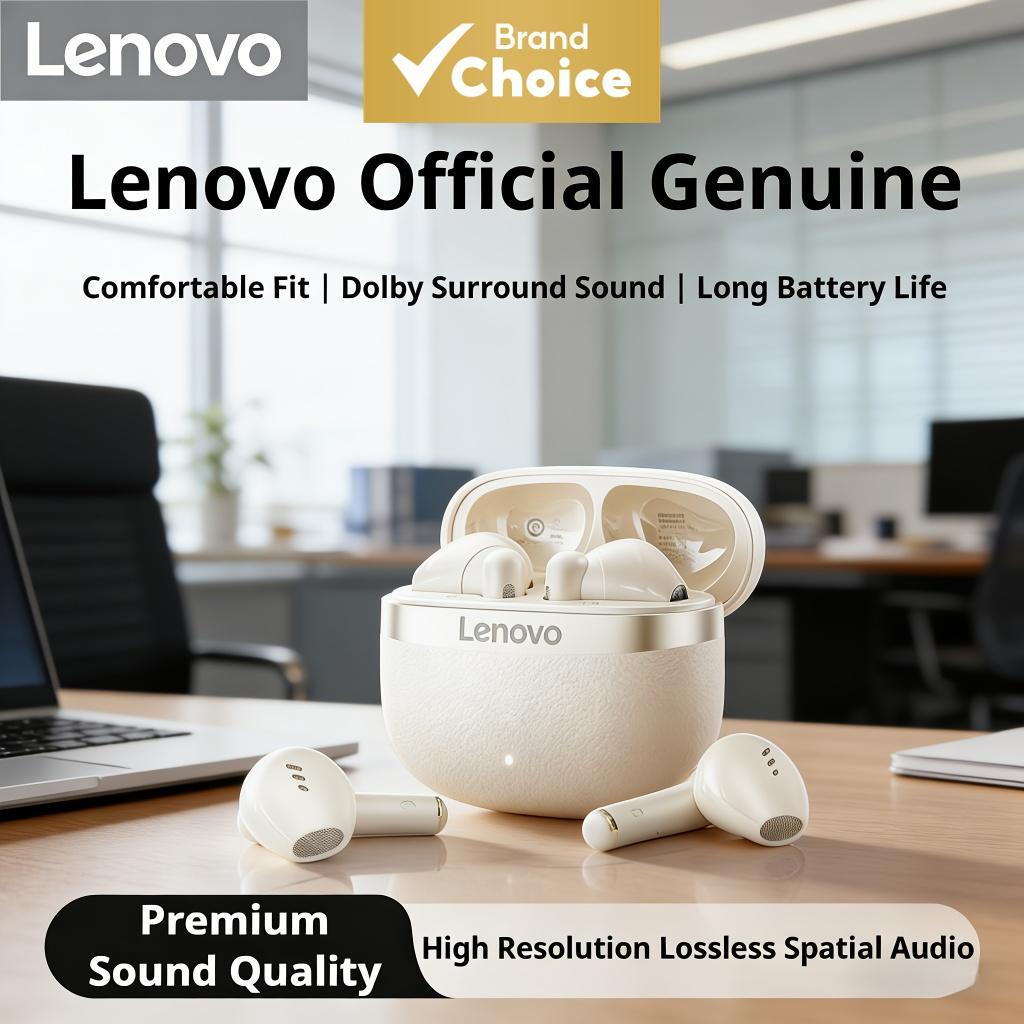 Fone de Ouvido Lenovo Edição Premium TWS, Bluetooth 5.4, Cancelamento de Ruído ENC, Som Surround IMAX