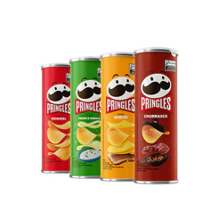 Combo Batata Pringles Sabores Sortido 4 Unidades