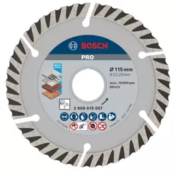Disco Diamantado Bosch Pro Multi Material Seg. 115X22,23mm