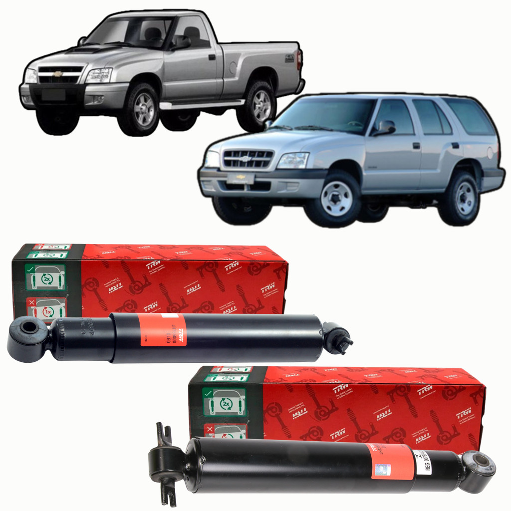Imagem Par Amortecedor Traseiro S10 Blazer 4x2 4x4 1995 A 2011