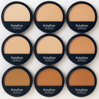 Pó Compacto Facial Ruby Rose HB-F7206 - Tons Claros e Médios em Oferta na Shopee