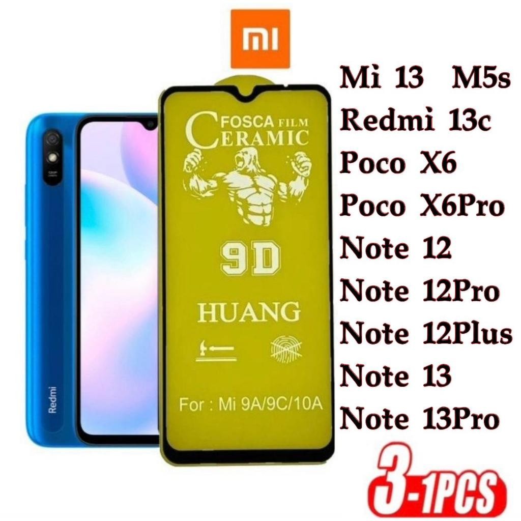 Película Fosca Cerâmica Flexível 9D Hidrogel XIAOMI Mi13 redmi 10C 12C13c M5S NOTE 12 NOTE 12PRO NOTE 12 PLUS Note 13 X6 em Oferta na Shopee