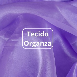 Tecido Organza Cristal Várias Cores para decoração ,festa, fantasia branca lilás rosa