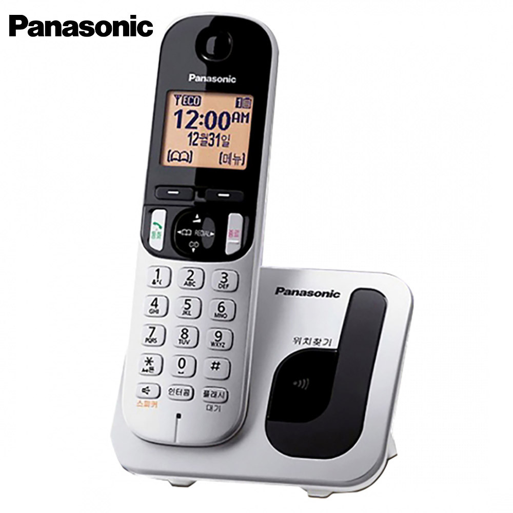 Panasonic Korea KX-TGC210 Digital Cordless Phone Call Block Speaker LCD