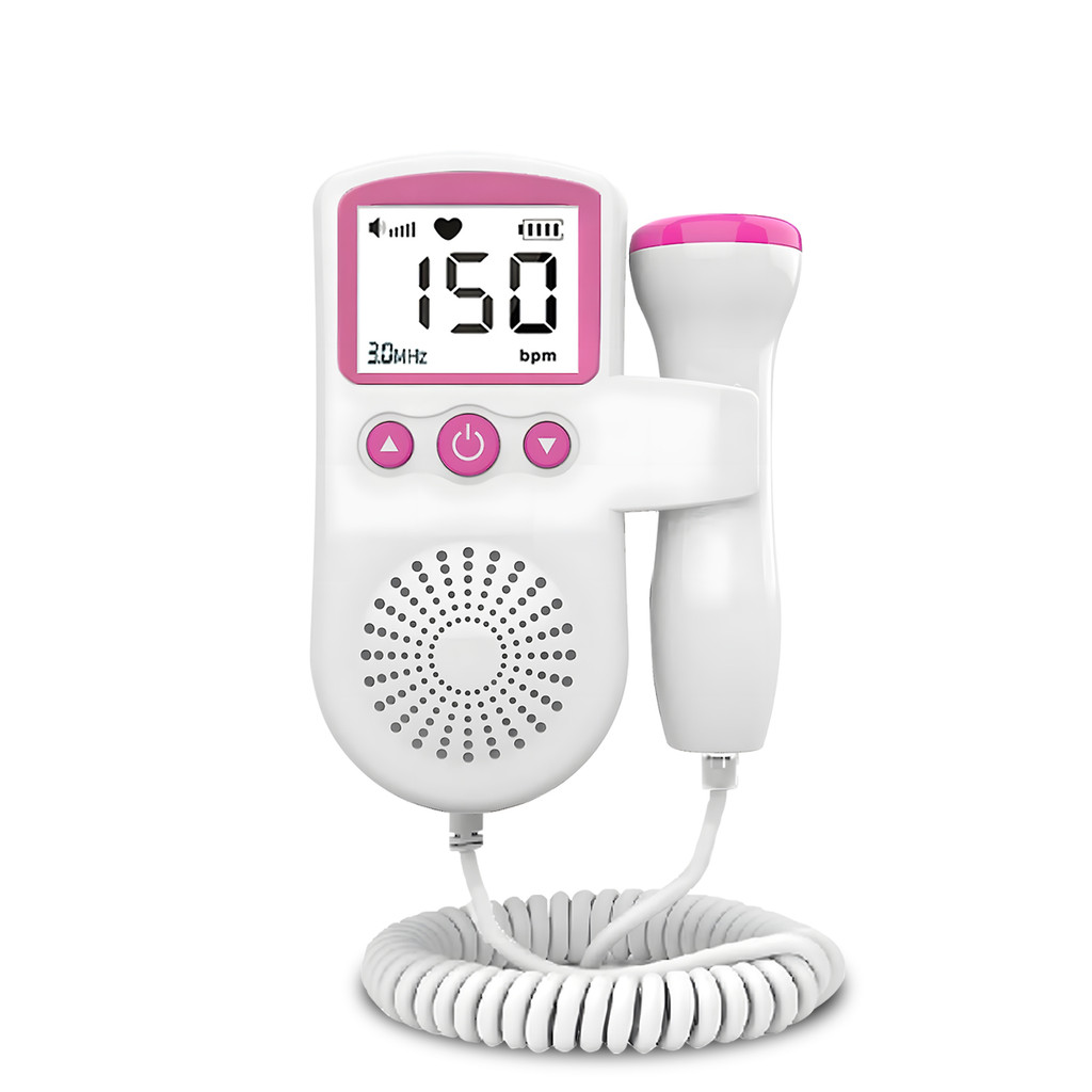 Doppler Fetal com Ultrassom Monitor Doméstico para Ouvir Batimentos Cardíacos do Bebê na Gravidez em Oferta na Shopee
