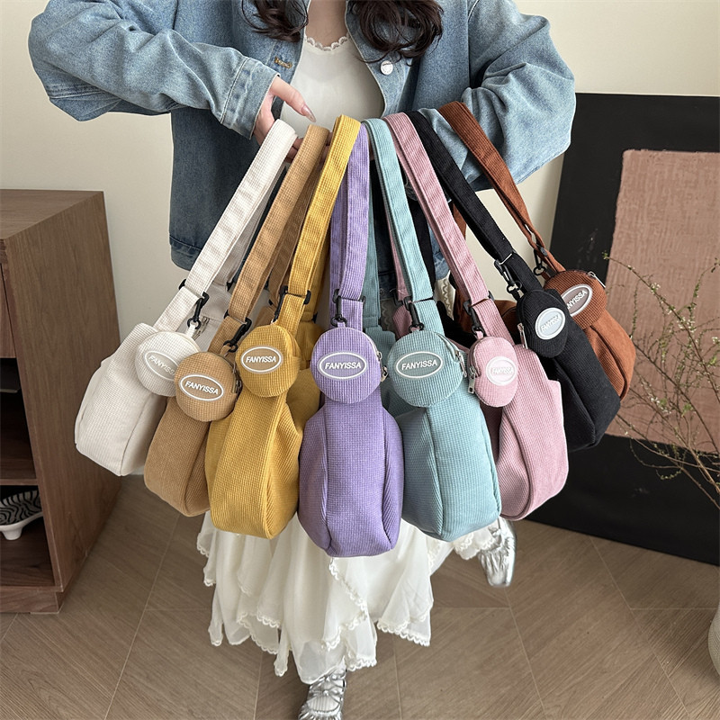 Bolsa Transversal Unissex de Grande Capacidade – Design Simples com Bolsa Interna (Brinde) em Oferta na Shopee